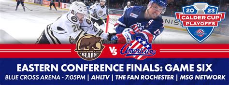 Game Preview Amerks Host Bears In Must Win Game 6 Tonight Rochester