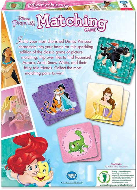 Disney Princess Matching Game Toys 2 Learn