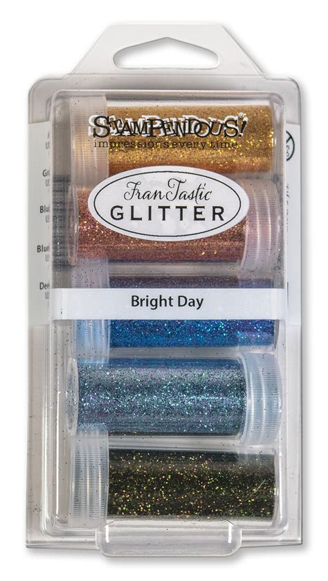 Stampendous Frantastic Ultra Fine Glitter Kit Bright Day 744019244795