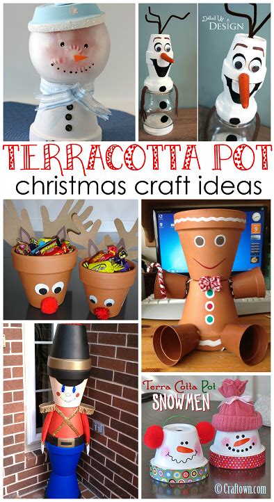 Creative Terra Cotta Flower Pot Christmas Crafts Crafty Morning