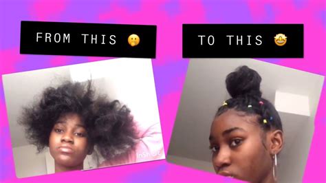 Then divide the strand in two parts! STEP BY STEP BUN WITH RUBBER BANDS TUTORIAL🎀 - YouTube