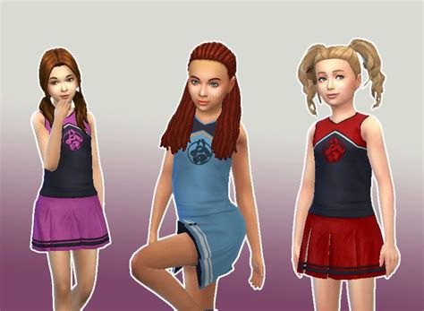 Sims 4 Cheerleading Uniform