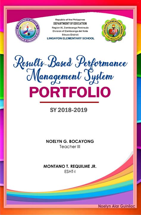 Rpms Portfolio Covers Sy 2020 2021 Editable And Free To Download Vrogue