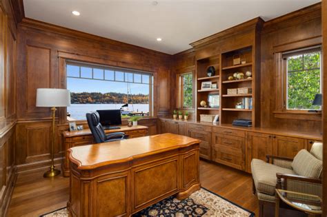 Home Office Mercer Island Transitional Home Office Seattle By