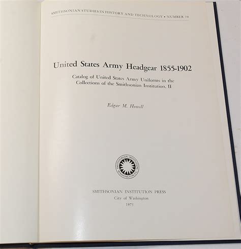 1975 Reference Book On Army Headgear 1855 1902 — Horse Soldier