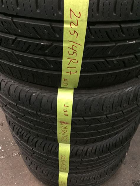 4 Used Tires 2254517 Run Flats Continental For Sale In Queens Ny
