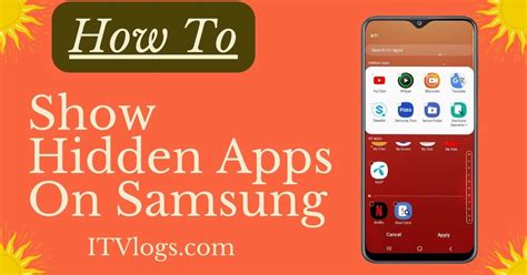 How To Open Hidden Apps In Samsung A10s Itvlogs