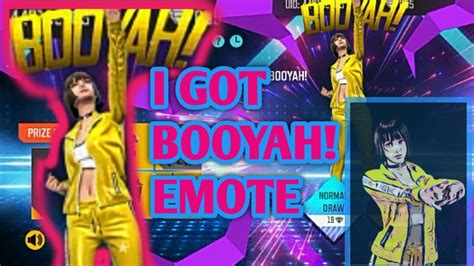 i got new booyah emote in emote party event youtube