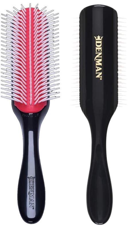 Denman Classic Styling Brush 9 Row D4 Hair Brush For Separating