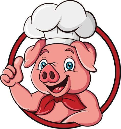 Pig Chef Vector Art Icons And Graphics For Free Download