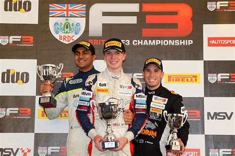 Ahmed And Ticktum Win On First Day Of Brdc British F3 Autumn Trophy