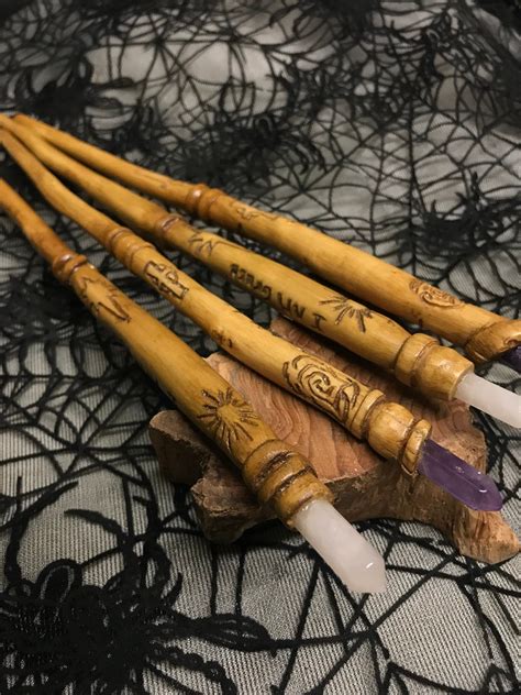 Excited To Share This Item From My Etsy Shop Set Of Four Rowan Wands