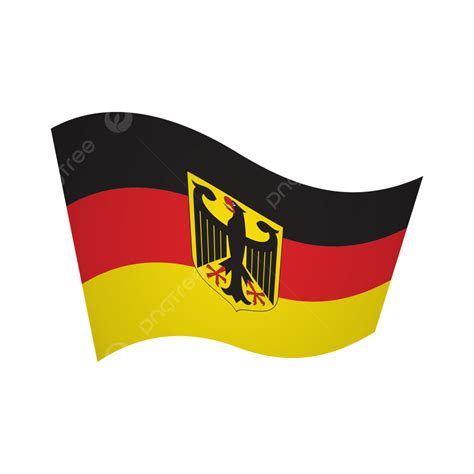Gambar Ikon Bendera Jerman Jerman Bendera Pengibaran Bendera Jerman Png Dan Vektor Dengan