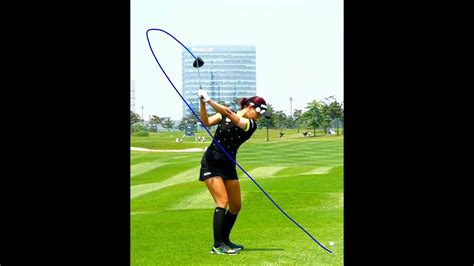 Shorts No Glamour Golfer Hyunju Yoo Perfect Swing Motion