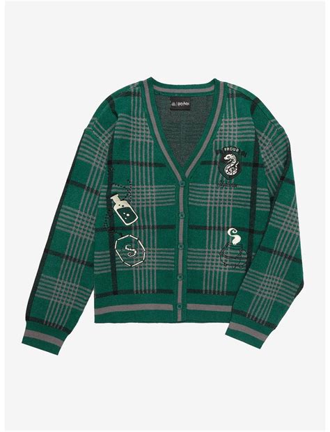 Harry Potter Slytherin Womens Cardigan Boxlunch Exclusive Boxlunch