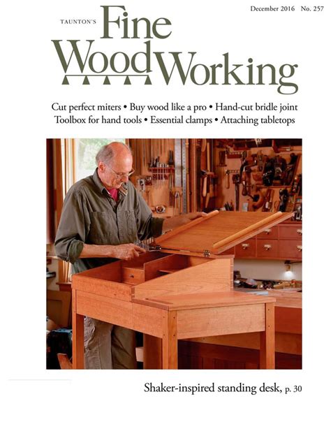 257 Novdec 2016 Finewoodworking Fine Woodworking Woodworking