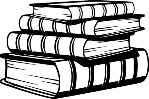 Stack Of Books Clipart Image Free Svg File Svg Heart
