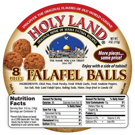 (nutrition information is calculated using an ingredient. fried falafel calories