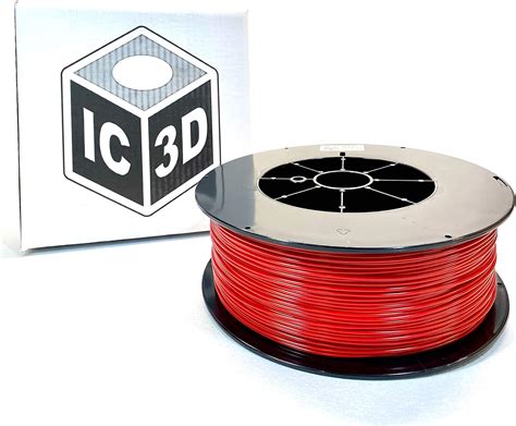 Ic3d Red 285mm Abs 3d Printer Filament 25kg Spool