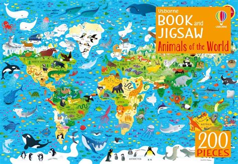 Usborne Book And Jigsaw Animals Of The World The Toy Shop
