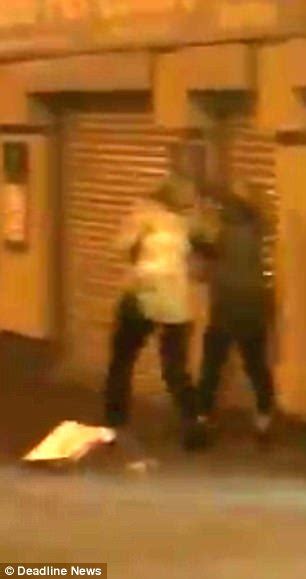 woman knocked out cold as two blondes fight in sunderland daily mail online