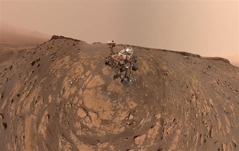 Stunning Martian Selfie Before Nasas Curiosity Mars Rover Completes