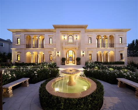 Beverly Hills Projetos De Mansão Casas De Luxo Exteriores De Casas