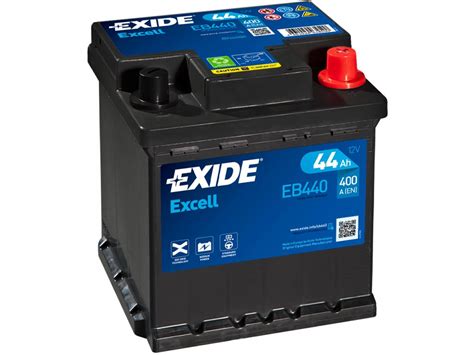 Autobaterie Exide Excell 44ah 400a 12v Eb440 Batterycz