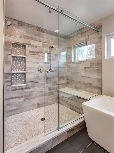 gorgeous custom bathroom with extra large shower contemporary bathroom denver b