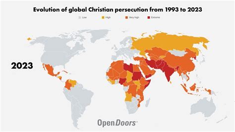 How Christian Persecution Has Evolved Over The Last 30 Years Youtube