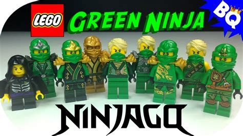 Lego Ninjago Green Ninja Lloyd Minifigure Comparison Collection