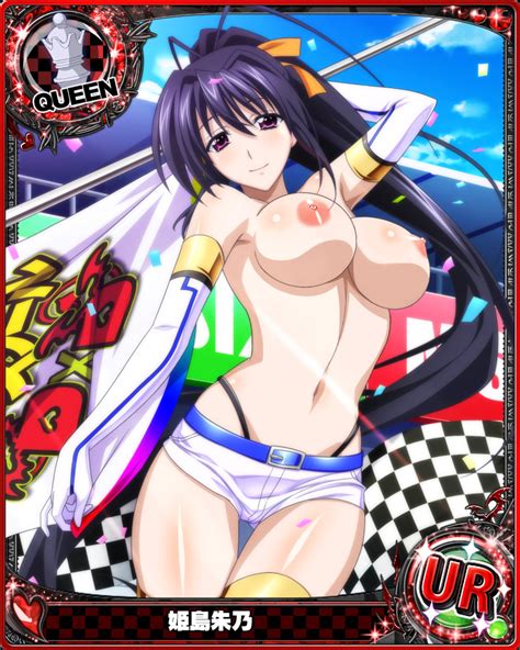 Rule 34 Akeno Himejima Black Hair Breasts Card Medium Female High