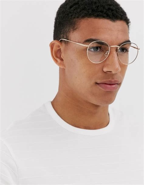 [view 24 ] Gold Fashion Glasses For Men