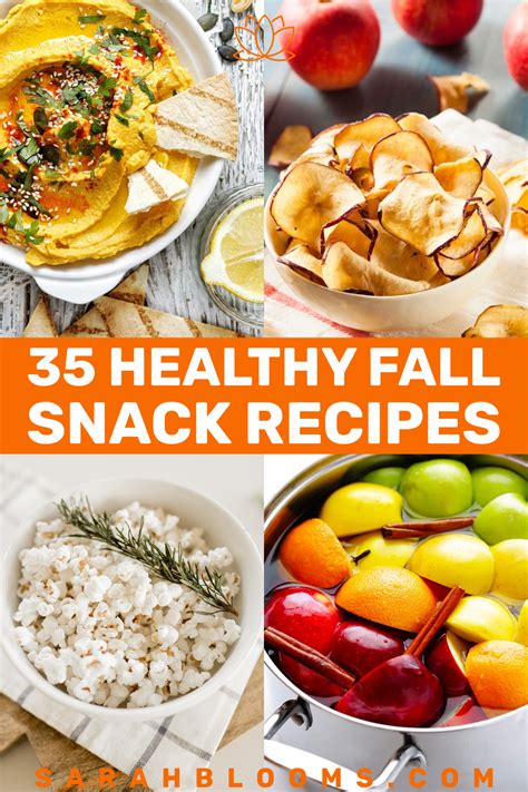 35 Easy Healthy Fall Snacks Perfect For Any Occasion • Sarah Blooms
