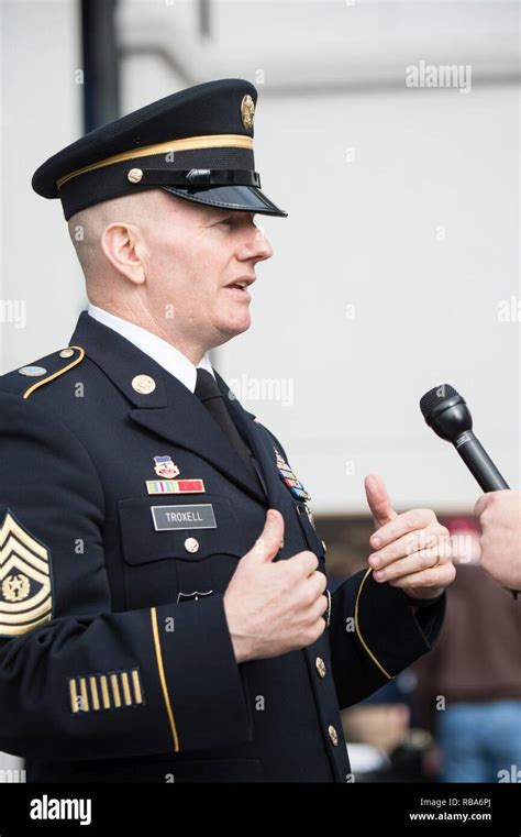 Us Army Command Sgt Maj John W Troxell Senior Enlisted Advisor To