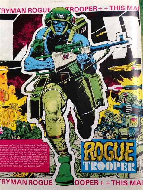 Rogue Trooper 2000ad Monthly 1987 2000ad Comic Comic Books Art