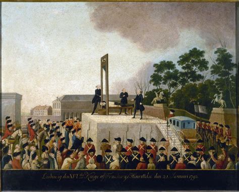 Exécution De Louis Xvi Le 21 Janvier 1793 Paris Musées