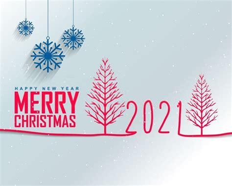 Merry Christmas Happy New Year 2021 Wallpapers Wallpaper Cave