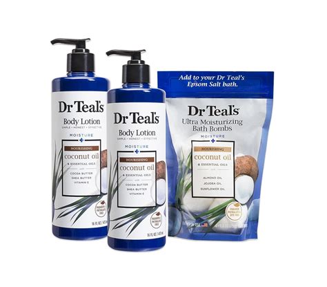 Dr Teals Body Lotion And Ultra Moisturizing Bath Bombs