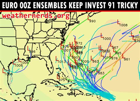 Mike S Weather Page On Twitter General Thinking W Models Has Been A Recurve East Of Bermuda