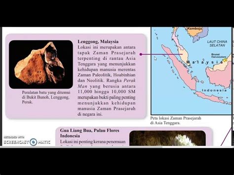 Nyatakan Lokasi Zaman Prasejarah Di Asia Tenggara Lokasi Zaman