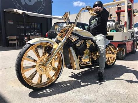 Harley Davidson Vrod Ape Hanger Gold By Pega Custom Cycles Harley