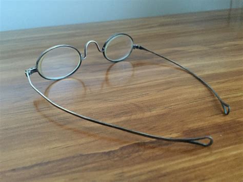 Wire Rimmed Eyeglasses Antique Turn Of The Century Glasses Etsy Eyeglasses Glasses Antiques