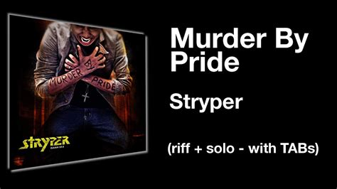 Stryper Murder By Pride By Lucas Debastos With Tabs Youtube