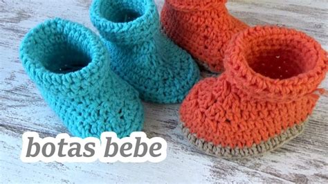 Como Hacer Botas Patucos De Crochet Para Bebe Ganchillo Fácil