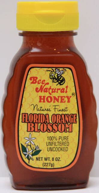 Natures Nectar Florida Orange Blossom Honey 100 All Natural Bee Honey