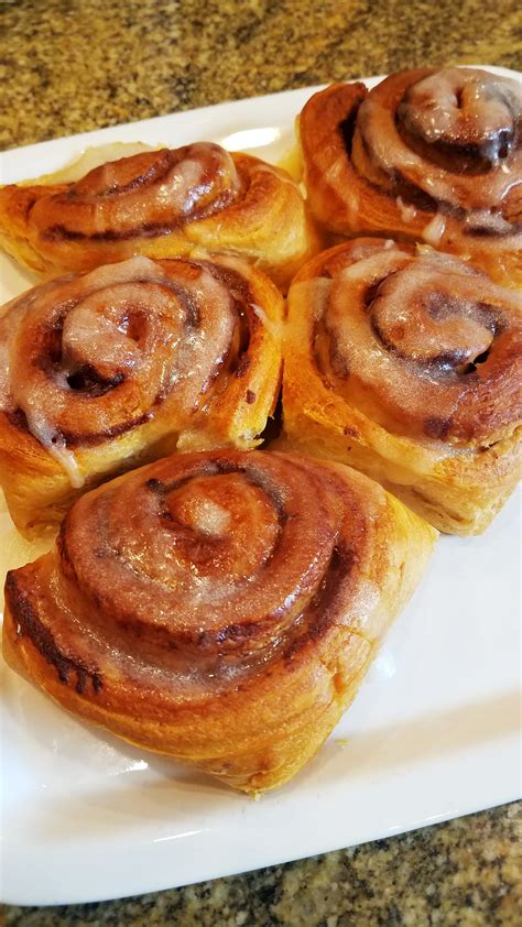 Freshly Baked Cinnamon Rolls Just Needs A Little More Icing They Were