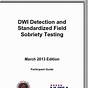 Nhtsa Dwi Detection Manual