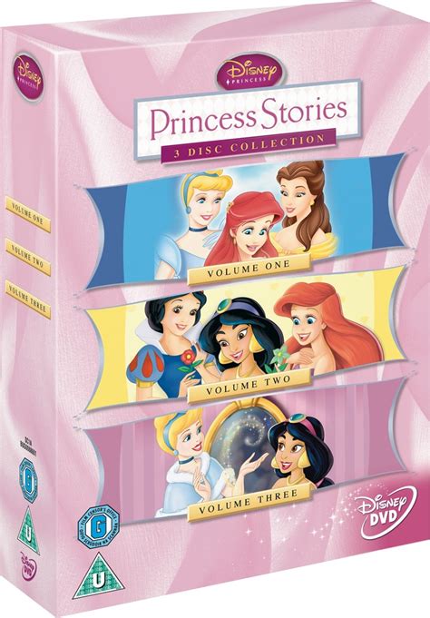 Disney Princess Stories Volumes Dvd Box Set Free Shipping Over Hmv Store