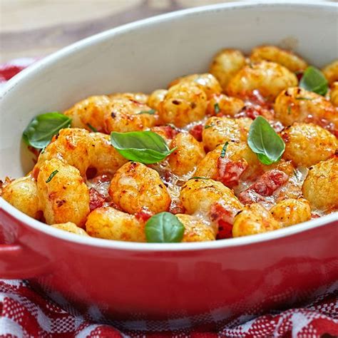 Recette Gratin de gnocchis tomate et basilic facile rapide